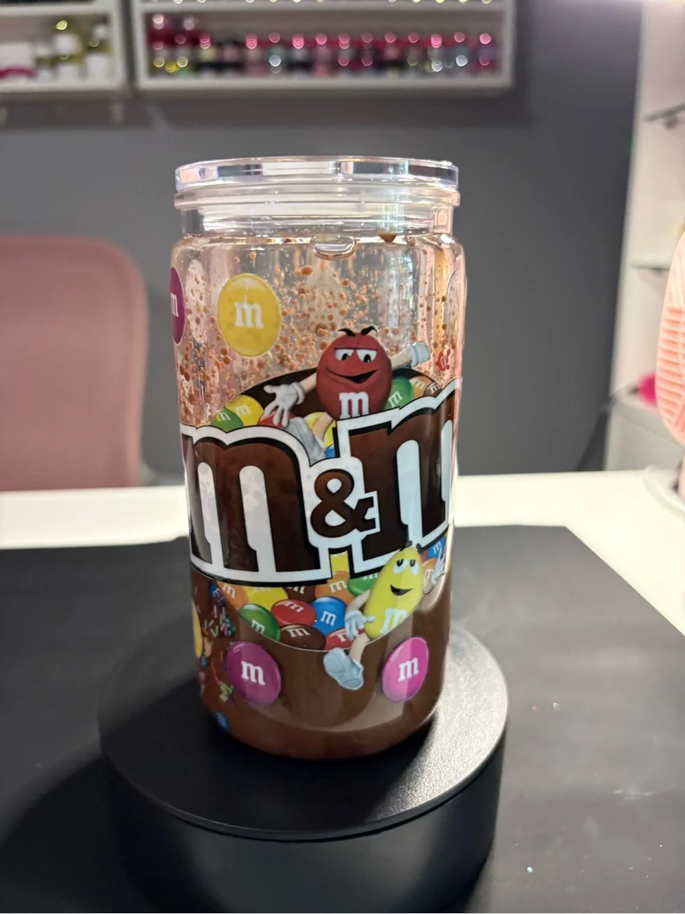 M&M'S Brown & Multicolor Lava Tumbler 16oz